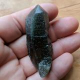 Actinolite In Quartz Crystal~CRACTQ18