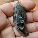 Actinolite In Quartz Crystal~CRACTQ18