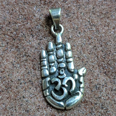 Sterling Silver Hand of Peace Pendant~JPEACEHD