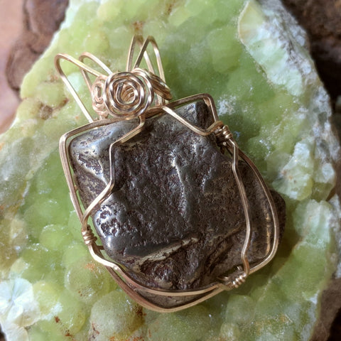 Mohawkite Wire Wrapped Pendant~ WRGFMOHA