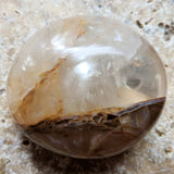 Golden Healer Quartz Palm Stone~CRGHQP07