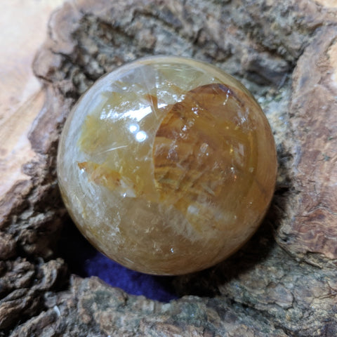 Golden Healer Quartz Sphere~CRGHQS06