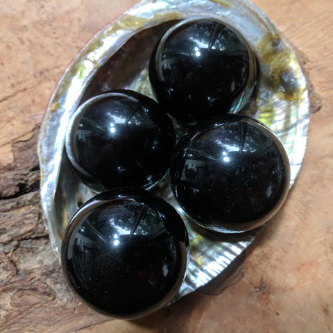 Black Obsidian Sphere-Large~ CRBOBSLG
