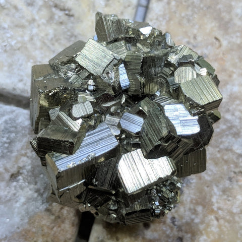 Pyrite Crystal Cluster~CRPYCC03