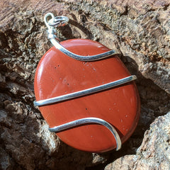 Red Jasper Pendant~JSPWRRJ4