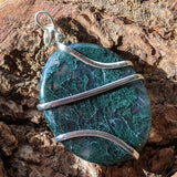 Moss Agate Pendant~JSPWRMA1