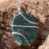 Moss Agate Pendant~JSPWRMA2