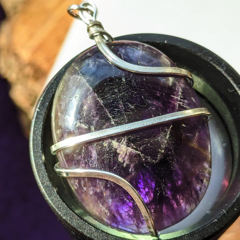 Amethyst Pendant~JSPWRA04