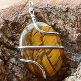 Tiger Eye Pendant~JSPWRTE1