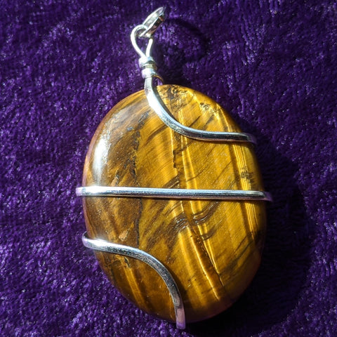 Tiger Eye Pendant~JSPWRTE1