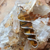 Tiger Eye Point Pendant~JSPWRTP2