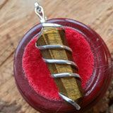 Tiger Eye Point Pendant~JSPWRTP3