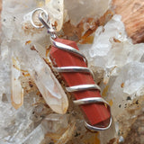 Red Jasper Point Pendant~JSPWRRP1