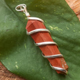 Red Jasper Point Pendant~JSPWRRP4