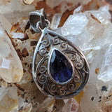 Iolite Pendant~JSSIOLIP