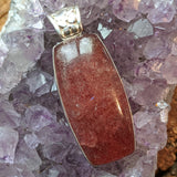 Lithium Muscovite Quartz Pendant~JSSLMQP1