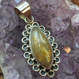 Rutilated Quartz Pendant~JSSRUTQP