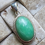 Chrysoprase Pendant~JSSCHRP2