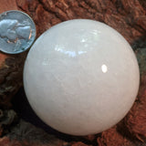 Snow Quartz Sphere~CRSNQTZ1