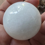 Snow Quartz Sphere~CRSNQTZ1