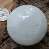 Snow Quartz Sphere~CRSNQTZ2