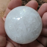 Snow Quartz Sphere~CRSNQTZ2