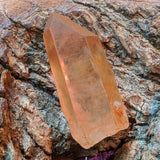 Tangerine Quartz Crystal~CRTQTZ03