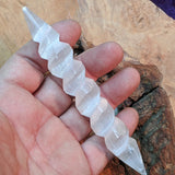 Selenite Wand-Spiral~ CRSWANDS