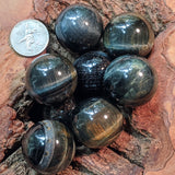 Blue Tiger Eye Sphere~CRBTESPH