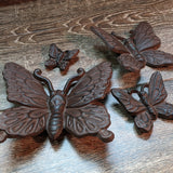 Metal Butterflies Wall Hanging Set ~ Metal SHDBTFLYS