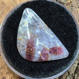 Lepidolite & Rubellite Cabochon~JCLEPRUB