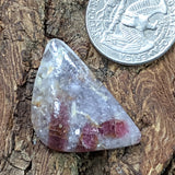 Lepidolite & Rubellite Cabochon~JCLEPRUB