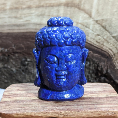 Lapis Lazuli Buddha Carving~ CRLAPBDH