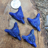 Lapis Lazuli Wolf Head Carving~ CRLAPWHC