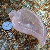 Rose Quartz Leaf Bowl~CRRQBL01