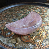 Rose Quartz Moon Bowl~CRRQBL06