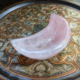 Rose Quartz Moon Bowl~CRRQBL07