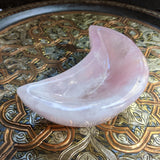 Rose Quartz Moon Bowl~CRRQBL07