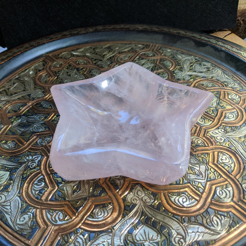 Rose Quartz Star Bowl~CRRQBL10