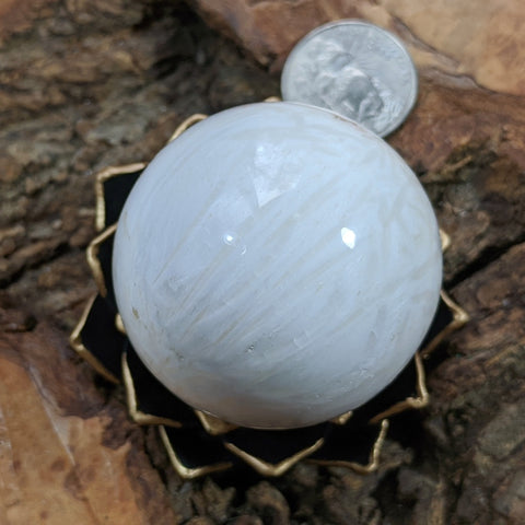 Scolecite Sphere~CRSCSP02