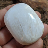 Scolecite Palm Stone~CRSCPS03