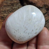 Scolecite Palm Stone~CRSCPS09