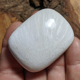 Scolecite Palm Stone~CRSCPS13