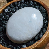 Scolecite Palm Stone~CRSCPS14