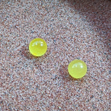 Amber Post Earrings~JSSAMBER