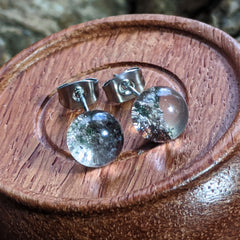 Lodolite Post Earrings~JLODER03
