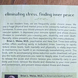 Eliminating Stress, Finding Inner Peace~Brian L. Weiss M.D.