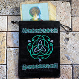 Trinity Celtic Knot Embroidered Pouch~TEXTCKP1