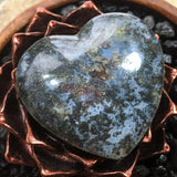 Marcasite Agate Heart~CRMARAH2