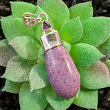 Stichtite & Amethyst Pendant~JSSSTIC4